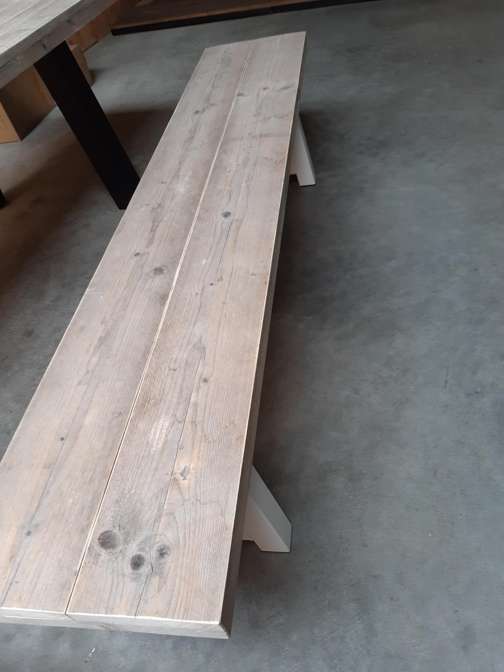 Bankje gebruikt steigerhout (002)