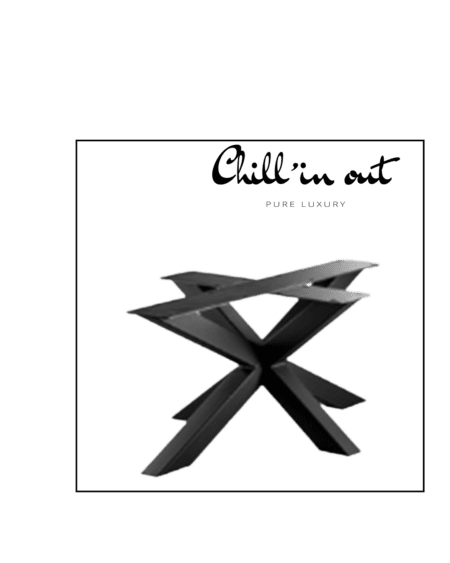 Spinpoot zwart salon |  Model 009