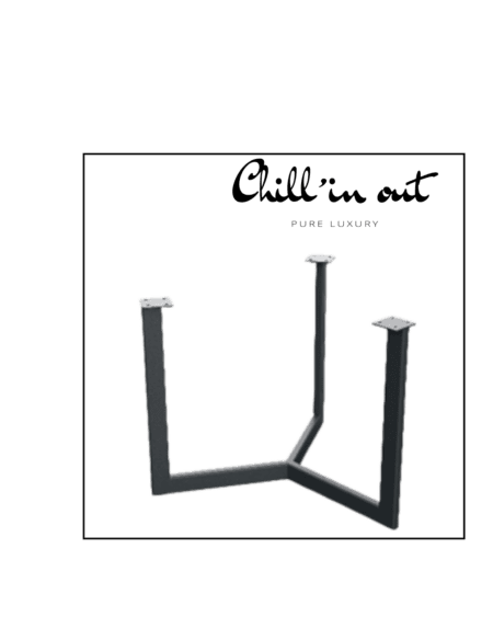 Salon Onderstel zwart | Model 1469